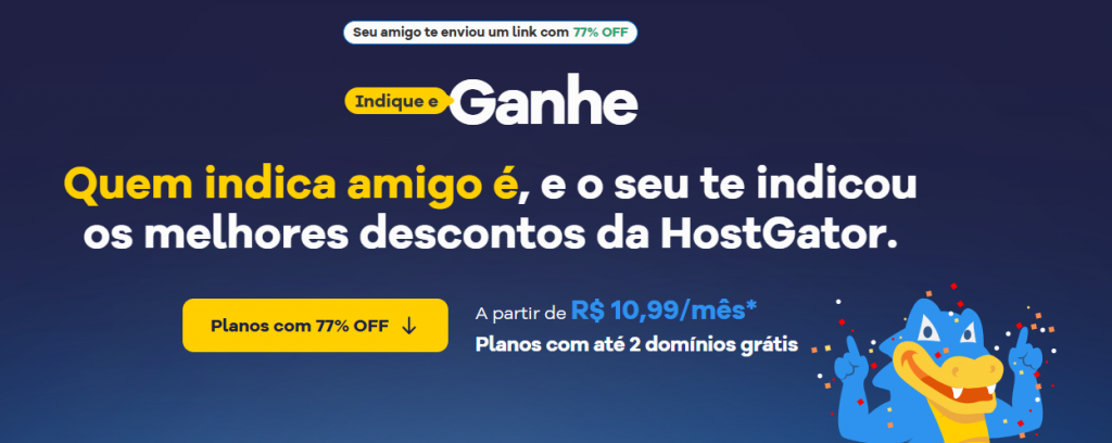 Indicação Hostgator